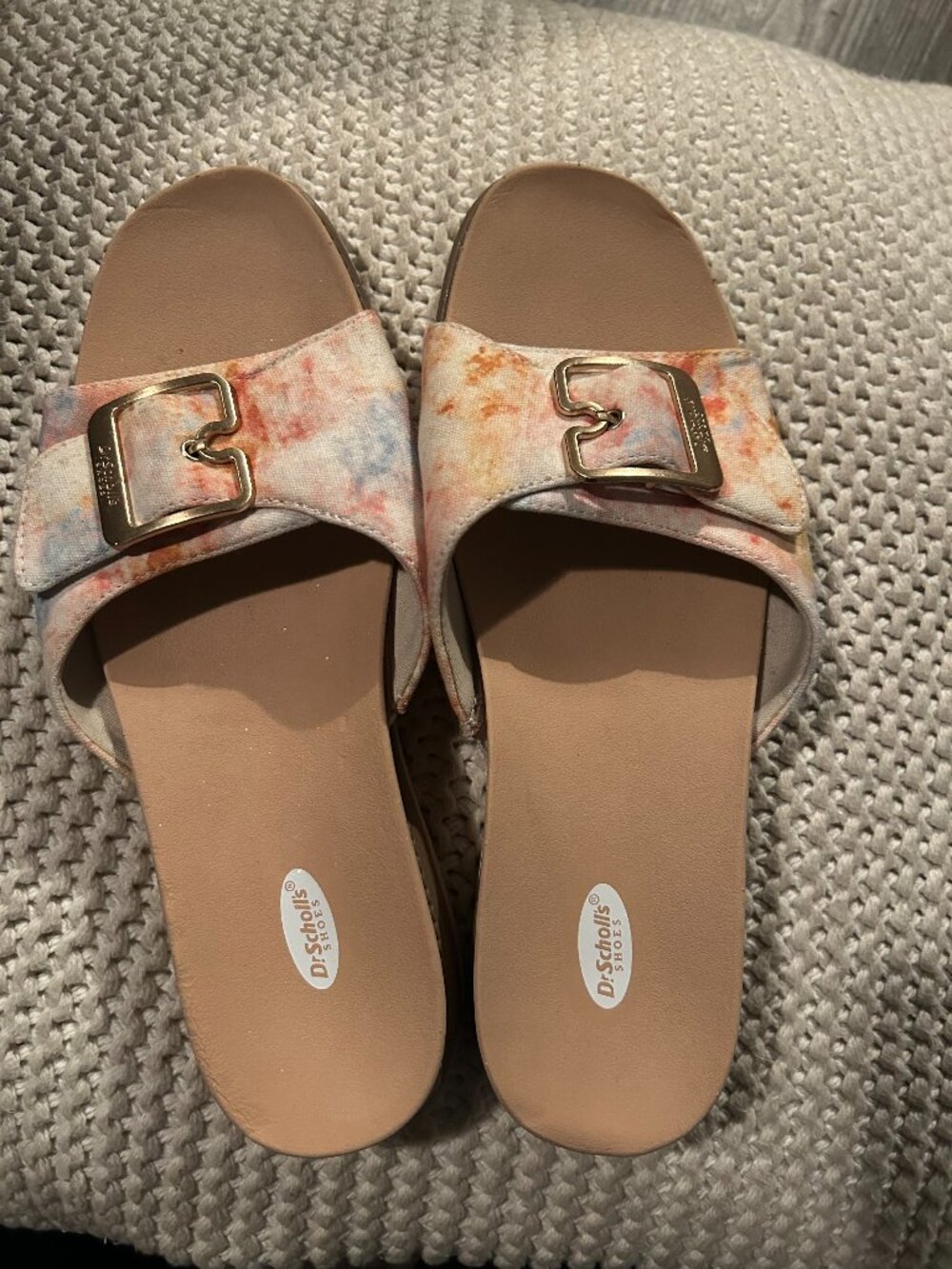 Dr. Scholl's Originals 573 Multicolor Slip-On Comfort Shoes Buckle Women 8M/38